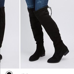 Black Thigh high boots!! Wide size.