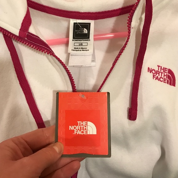 North Face zip up sweatshirt size large - Picture 2 of 2