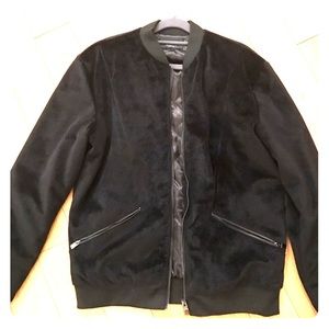 Zara jacket velvet feel