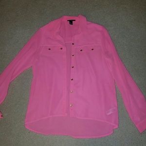 Forever 21 Pink Blouse