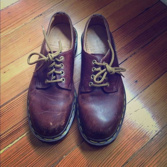 Cute brown Doc Martens // made in England