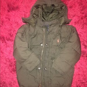 Boys Green Polo by Ralph Lauren Winter Coat