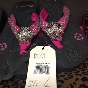 Flip Flops with Bling