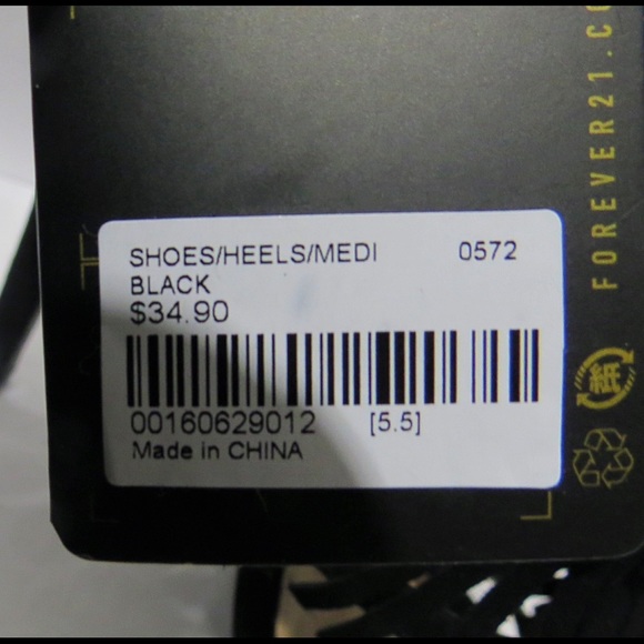 ⚪️ F21 ⚪️Fringed Suede Heels - Picture 3 of 4