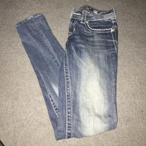 Miss Me Jeans Skinny Size 25 Inseam 35 Used