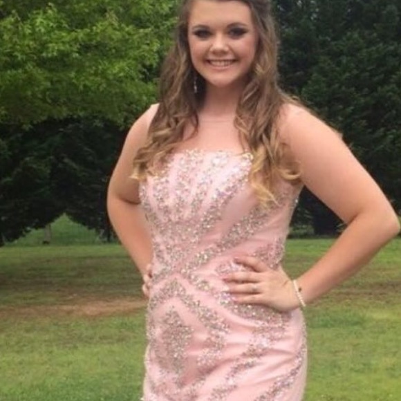 Pink prom dress