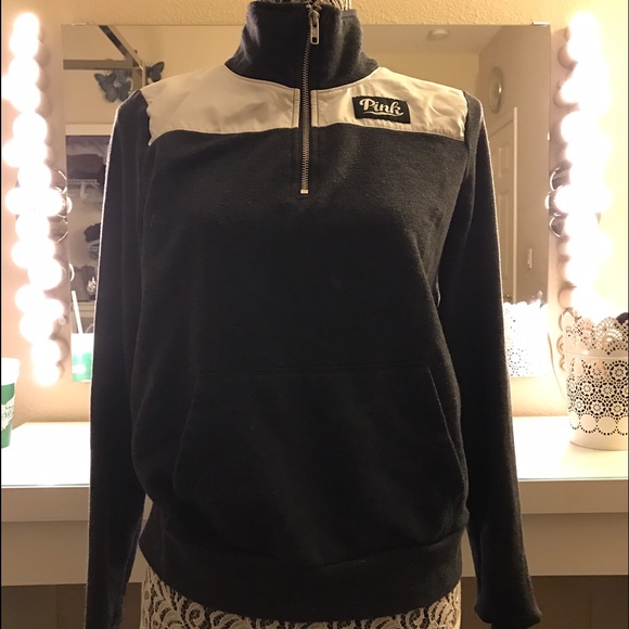 Pink quarter zip