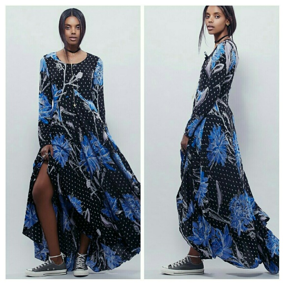 NWT FREE PEOPLE FIRST KISS MAXI DRESS - Picture 3 of 4