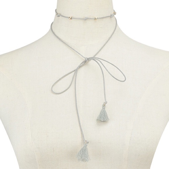 ❤️ Black Tassel Wrap Necklace❤️ - Picture 3 of 4