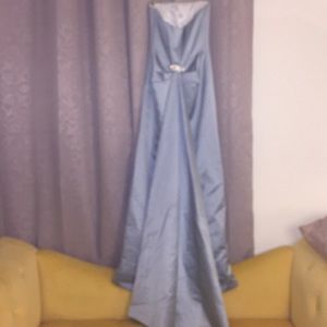 BCBG Formal Gown w/ diamond broach on lower back.