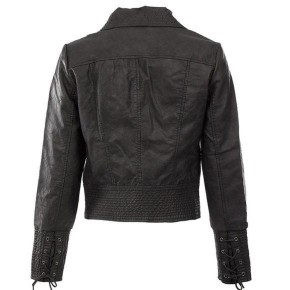 Black Limitation Leather Jacket - Picture 2 of 4