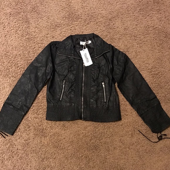 Black Limitation Leather Jacket - Picture 3 of 4