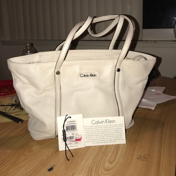 Calvin klein white purse