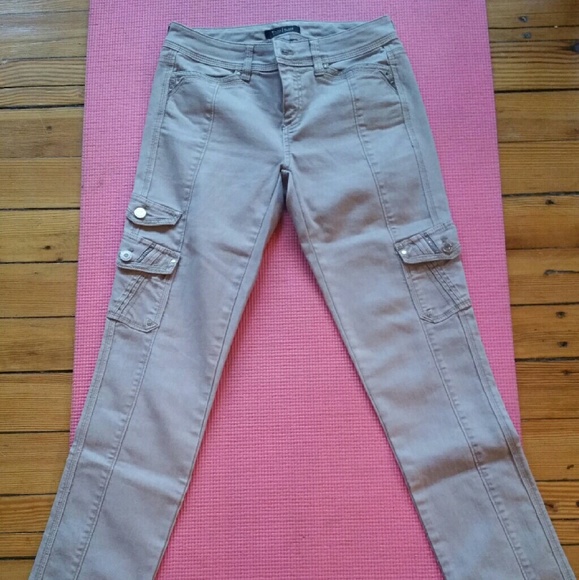 WHBM khaki cargo pants