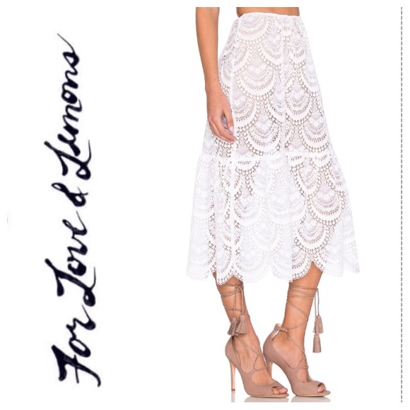NEW!  For Love & Lemons Rosalita skirt *LAST ONE* - Picture 2 of 4