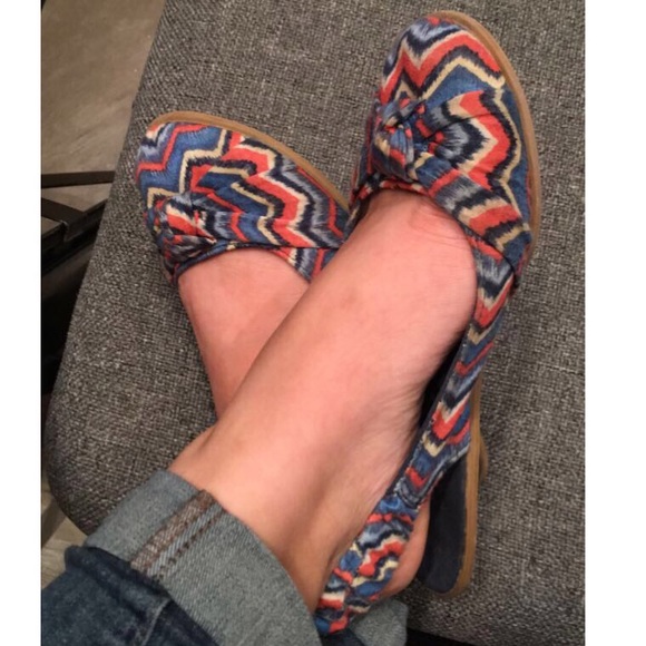 Bright Patterned Flats
