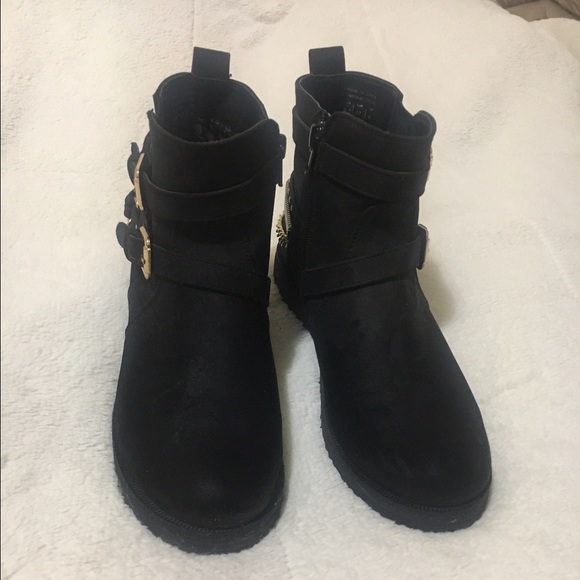 Very edgy ankle boots