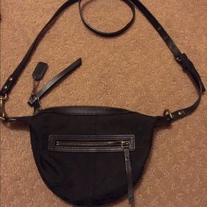 Coach black canvas cc crossbody