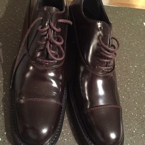 Prada  Dark Brown Capped Toe