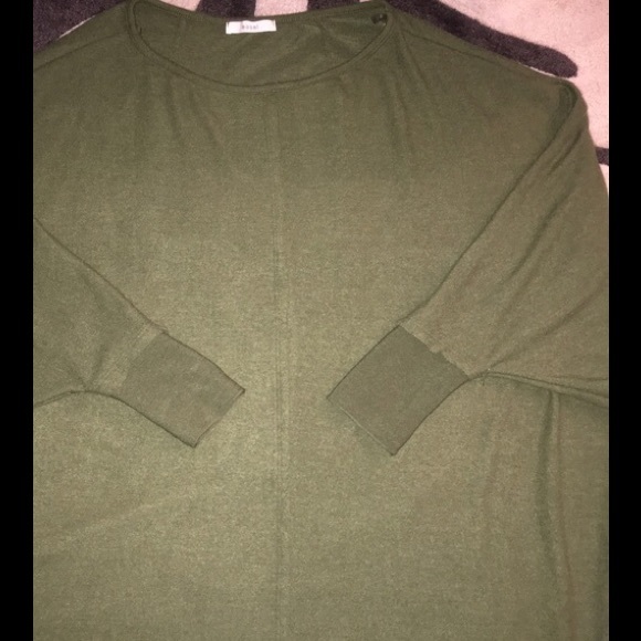 OLIVE DOLMAN TUNIC - Picture 5 of 5