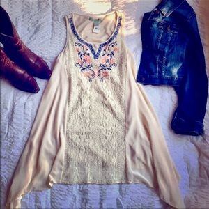 NWT • Flying Tomato • Lace + Embroidery Dress