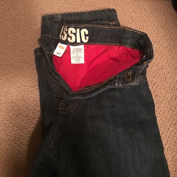 boys Gymboree jeans lined in fleece !