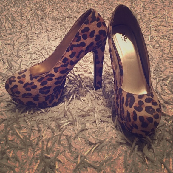 Leopard Print Platforms