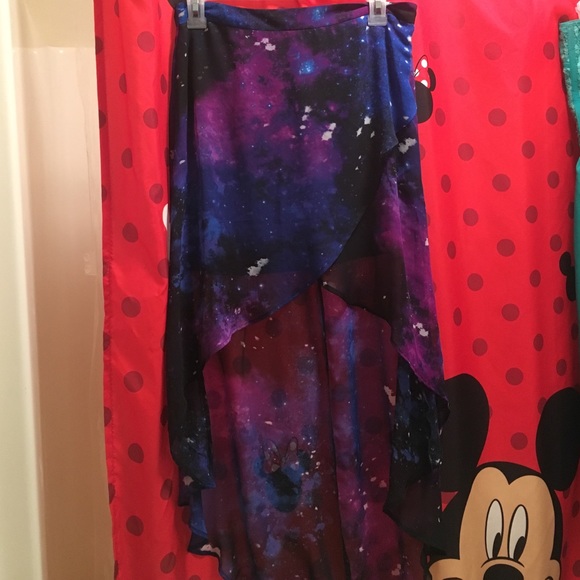 High-Low Galaxy Skirt