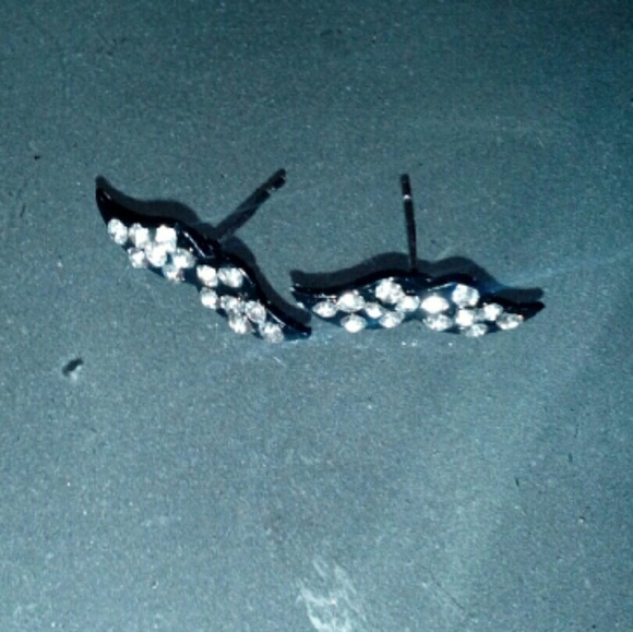 Mustache earrings