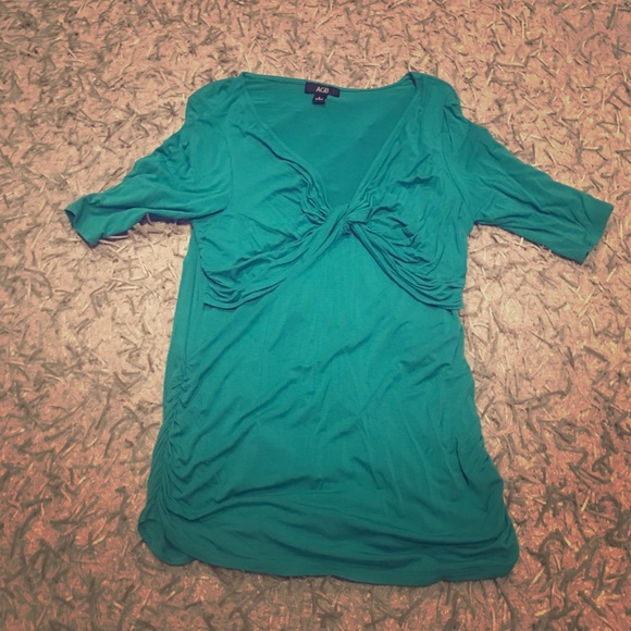 Teal blouse
