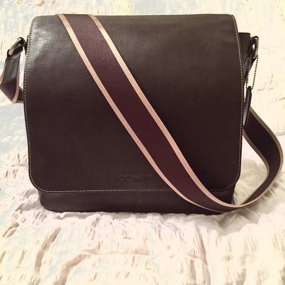 Coach Other - FINAL PRICE💼NWOT💼Coach Leather Messenger Map Bag