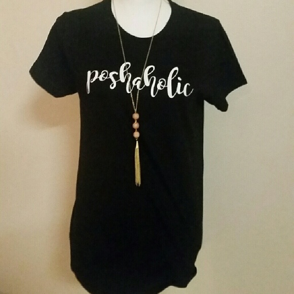 << Poshaholic PFF Posh Womens Tee Shirt>> - Picture 2 of 2
