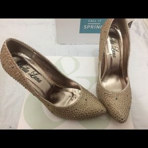 Rinestone 4 inch heel