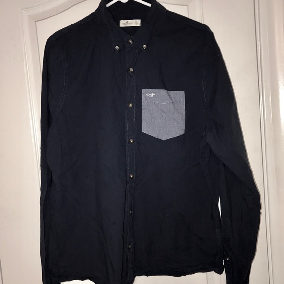 Hollister iconic Poplin button down shirt - Picture 2 of 3