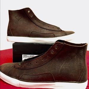 BRAND NEW Diamond Supply Co. Hi-Top Leather Shoes