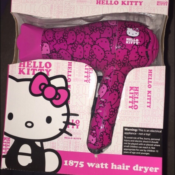 Hello Kitty 1875 Watt Hair Dryer - Pink