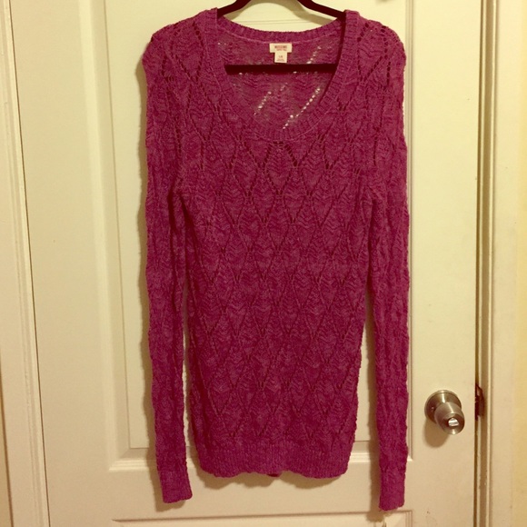 NWT. Mossimo Purple Sweater