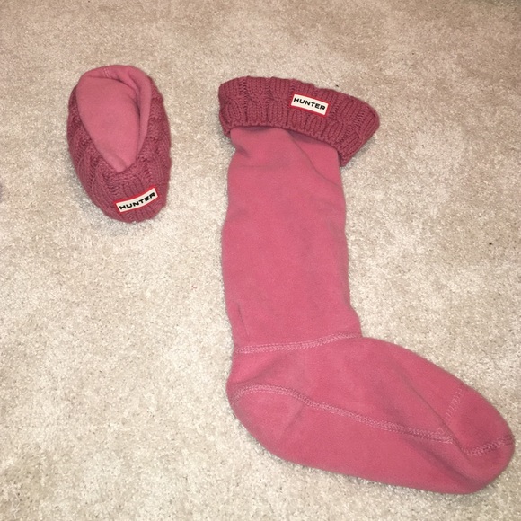 Cute tall hunter boot socks