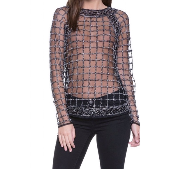LOVE CHERISE Tops - Agatha Mesh Top