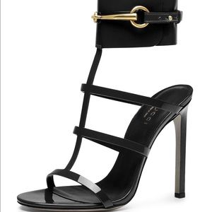 Gucci Ursula Cage Sandal in Black