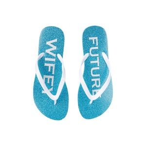 Betsey Johnson Future Wifey Flip Flops