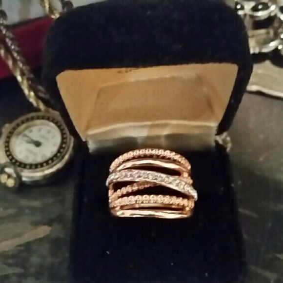 2015 Rose Gold cocktail ring