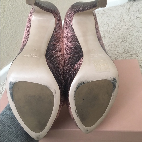 Miu Miu Platform Ayers Heels - image 3