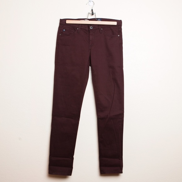 AG Stevie Ankle Sateen Ankle Plum
