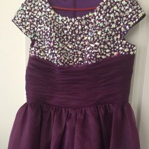 Custom Size purple formal