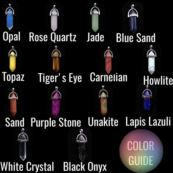 Last 1! Crystal pendant long statement necklace - Picture 2 of 5