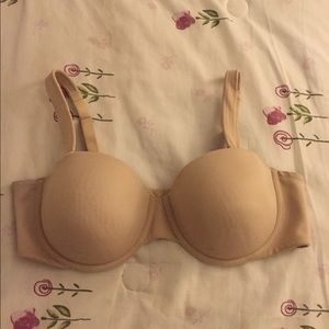 Nude Strapless Bra