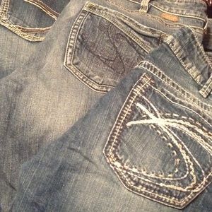 Silver brand jeans size 12   3 pair