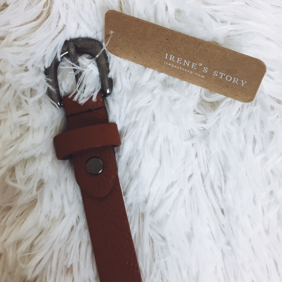 Wester Brown Belt with Studs - Picture 2 of 4