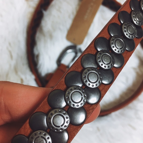 Wester Brown Belt with Studs - Picture 3 of 4